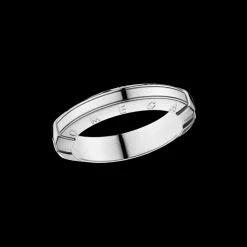 Anello, oro bianco 18k
