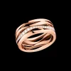 Anello, oro rosso 18k, diamanti