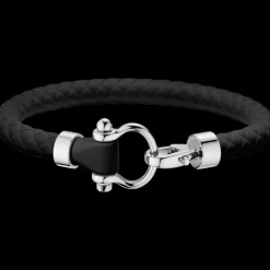 Bracciale, caucciù, acciaio inossidabile