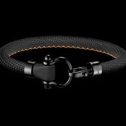 Bracciale, caucciù, acciaio inossidabile