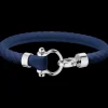 Bracciale, caucciù, acciaio inossidabile