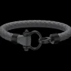 Bracciale, caucciù, titanio