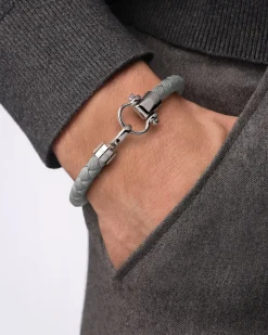 Bracciale, nylon, acciaio inossidabile