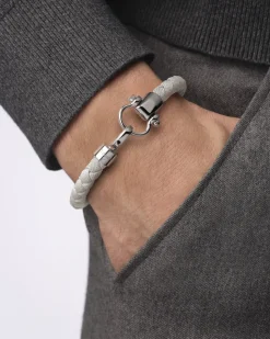 Bracciale, nylon, acciaio inossidabile