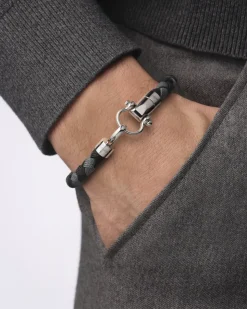 Bracciale, nylon, acciaio inossidabile