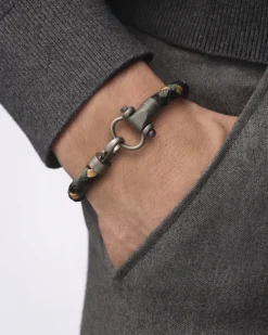 Bracciale, nylon, titanio