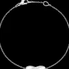Bracciale, oro bianco 18k, diamanti