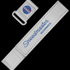 Cinturino Speedmaster Moonwatch VELCRO® grigio 2 pezzi