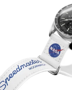 Cinturino Speedmaster Moonwatch VELCRO® bianco 2 pezzi