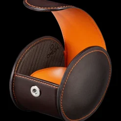 Cofanetto per orologi, marrone/arancio