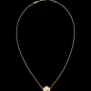 Collier, oro giallo 18k, madreperla