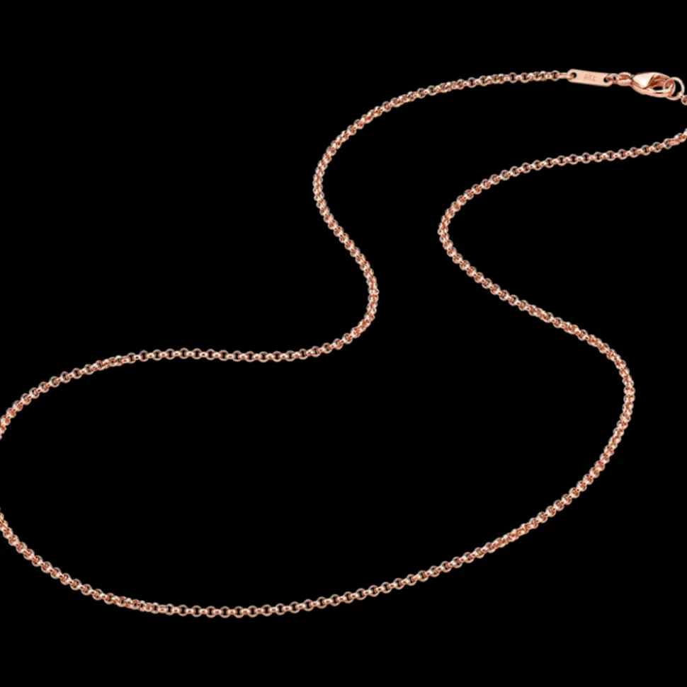 Collier, oro rosso 18k