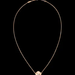 Collier, oro rosso 18k, madreperla