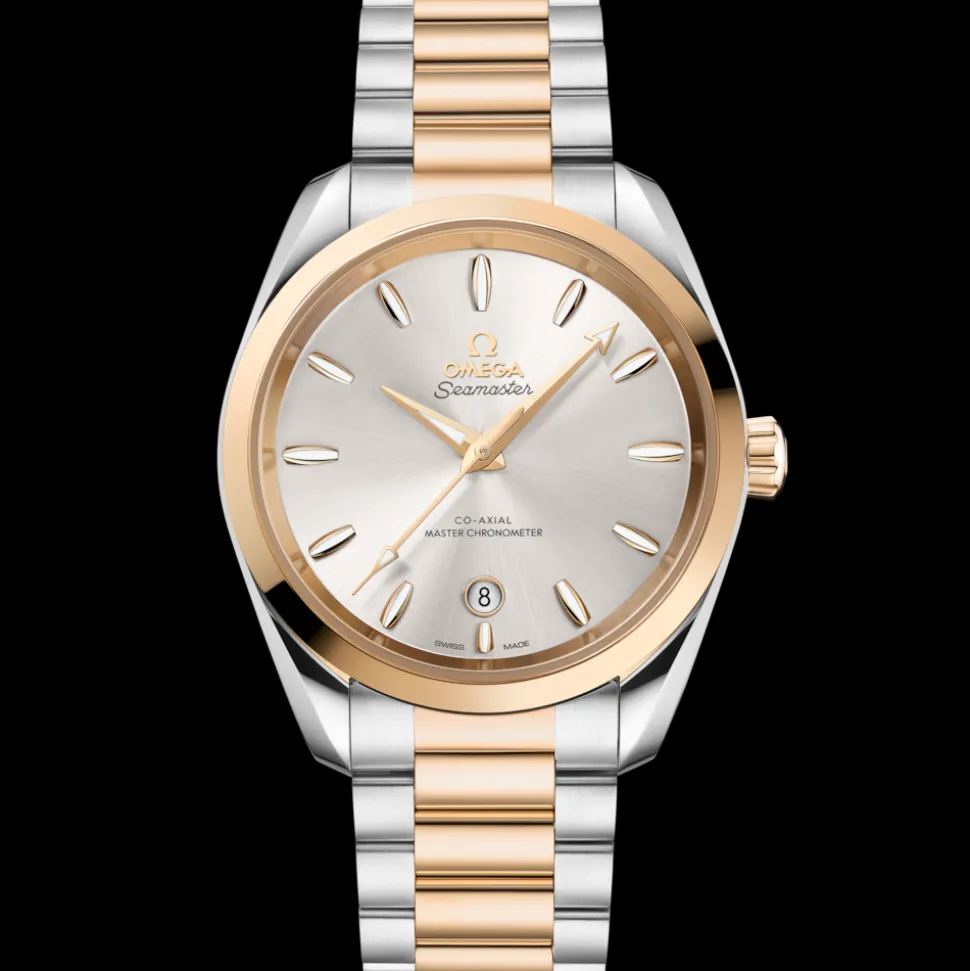 38 mm, acciaio ‑ oro Moonshine™ su acciaio‑oro Moonshine™