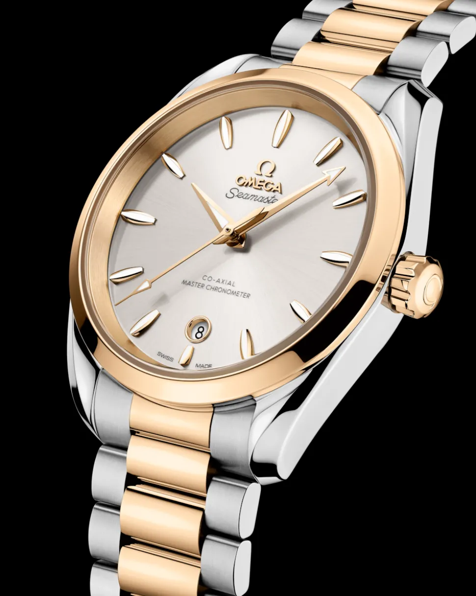 38 mm, acciaio ‑ oro Moonshine™ su acciaio‑oro Moonshine™