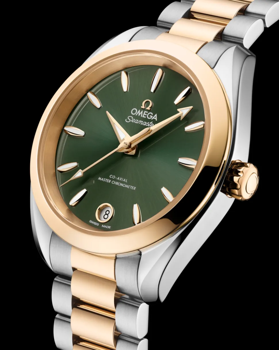 34 mm, acciaio ‑ oro Moonshine™ su acciaio‑oro Moonshine™