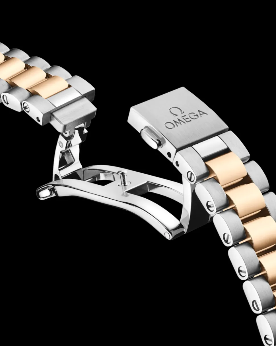 34 mm, acciaio ‑ oro Moonshine™ su acciaio‑oro Moonshine™