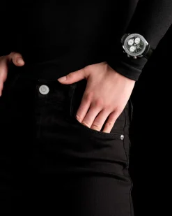 38 mm, acciaio su alligatore