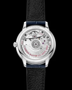34 mm, acciaio su cinturino di pelle