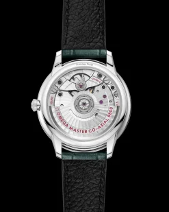 34 mm, acciaio su cinturino di pelle