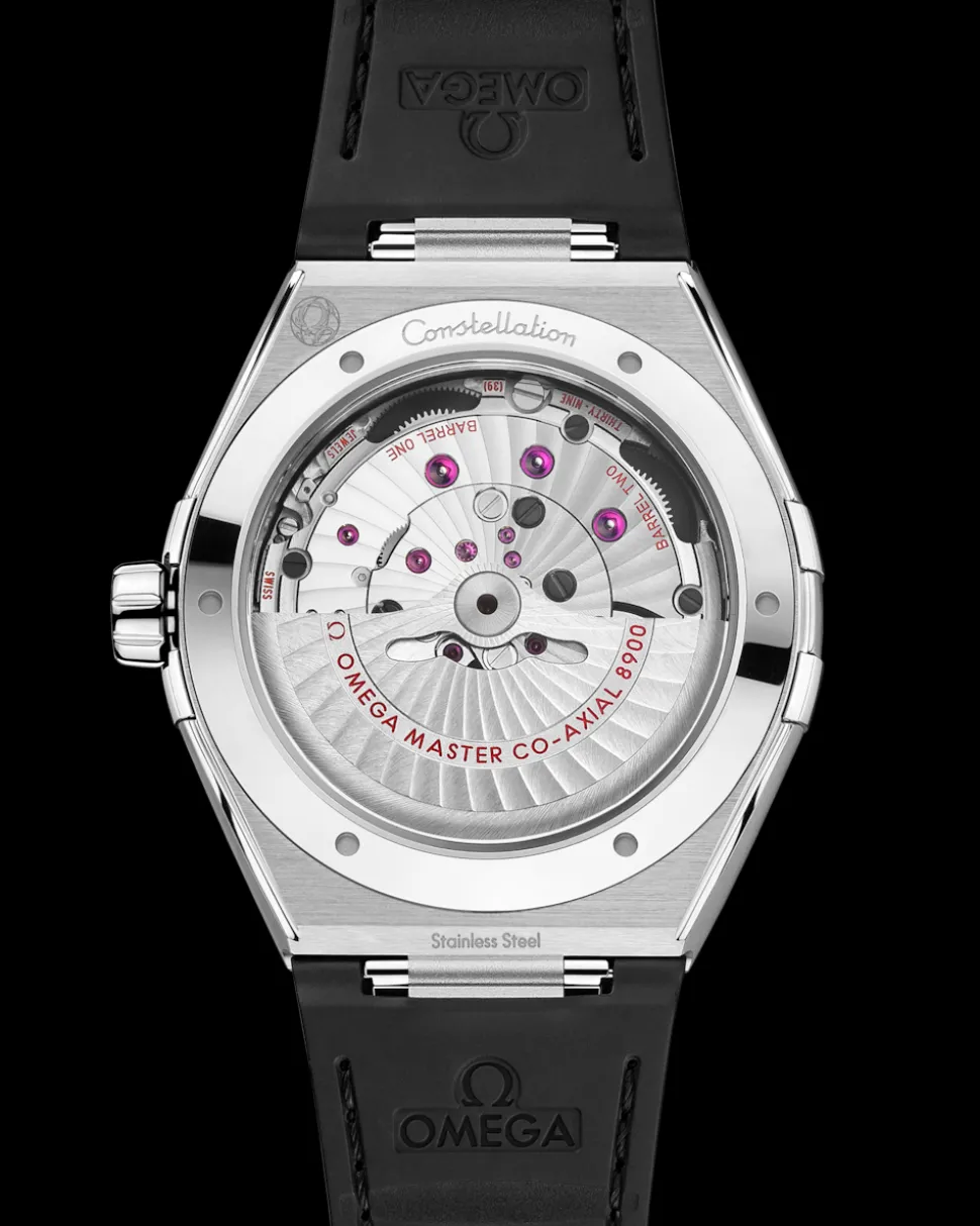 41 mm, acciaio su cinturino di pelle