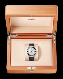 41 mm, acciaio su cinturino di pelle