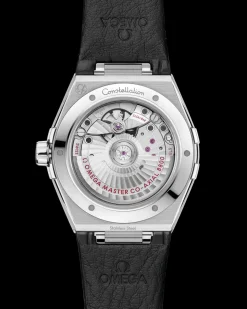 39 mm, acciaio su cinturino di pelle