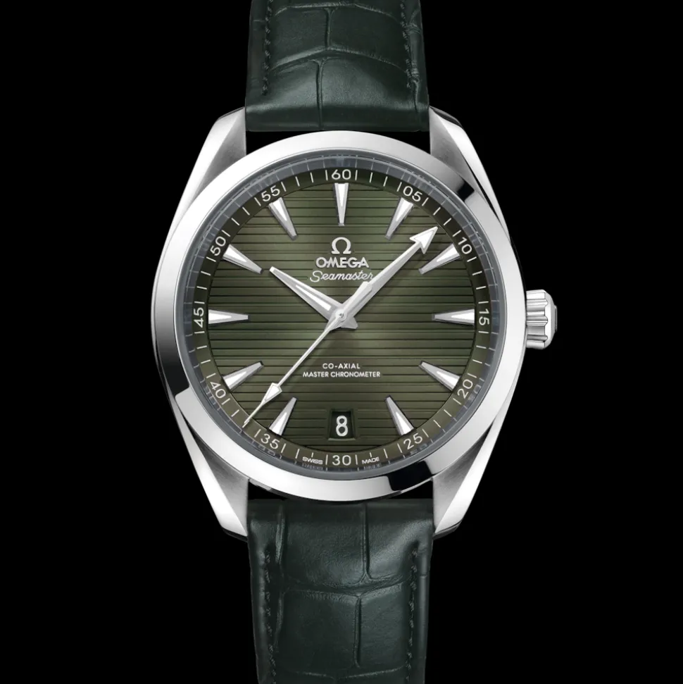41 mm, acciaio su cinturino di pelle