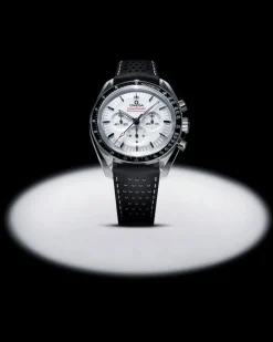42 mm, acciaio su cinturino di pelle
