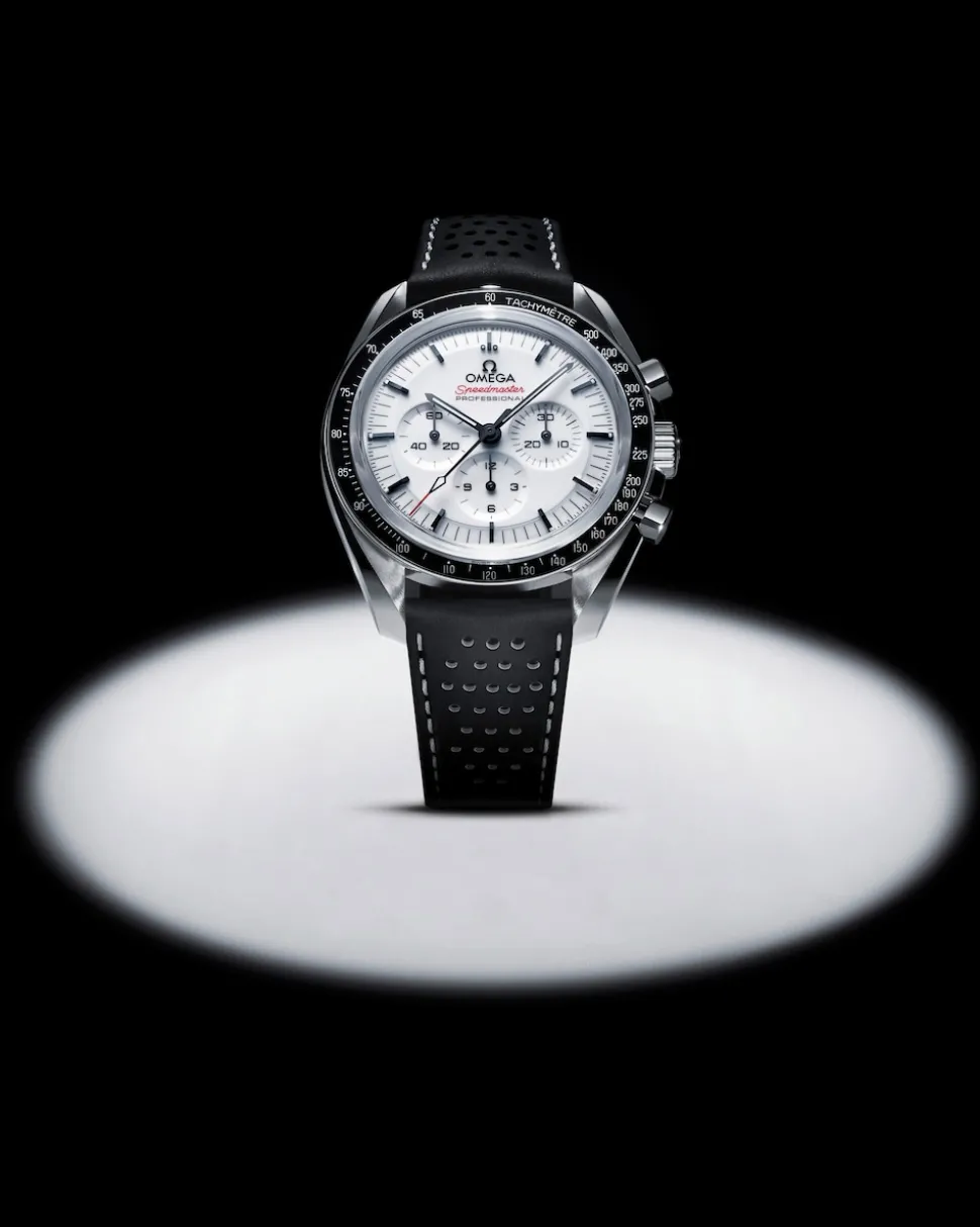 42 mm, acciaio su cinturino di pelle