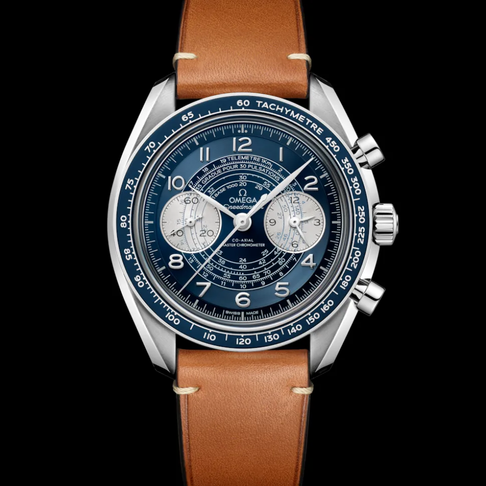 43 mm, acciaio su cinturino di pelle