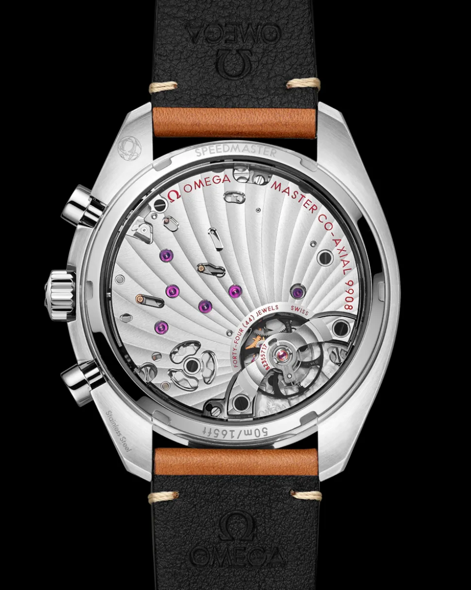 43 mm, acciaio su cinturino di pelle