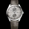 40 mm, acciaio su cinturino di pelle