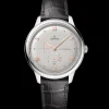 41 mm, acciaio su cinturino di pelle
