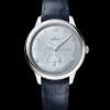 41 mm, acciaio su cinturino di pelle