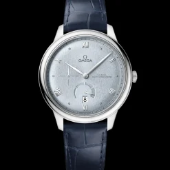 41 mm, acciaio su cinturino di pelle
