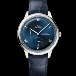 41 mm, acciaio su cinturino di pelle