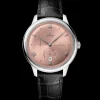 41 mm, acciaio su cinturino di pelle
