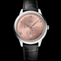 41 mm, acciaio su cinturino di pelle