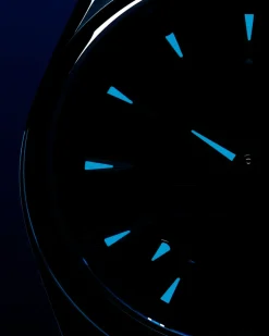 41 mm, acciaio su cinturino in caucciù