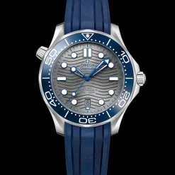 42 mm, acciaio su cinturino in caucciù