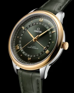 42 mm, acciaio‑oro giallo su alligatore