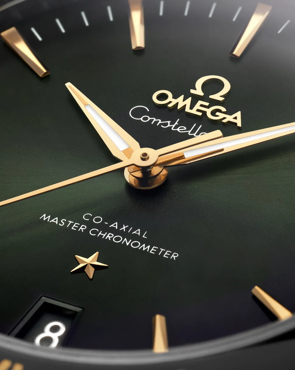 41 mm, acciaio‑oro giallo su cinturino di pelle