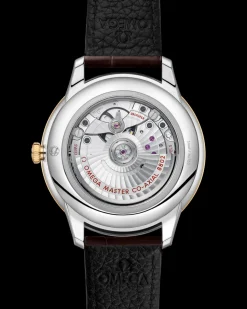 41 mm, acciaio‑oro giallo su cinturino di pelle