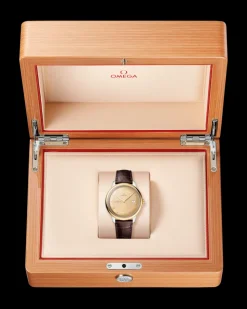 41 mm, acciaio‑oro giallo su cinturino di pelle