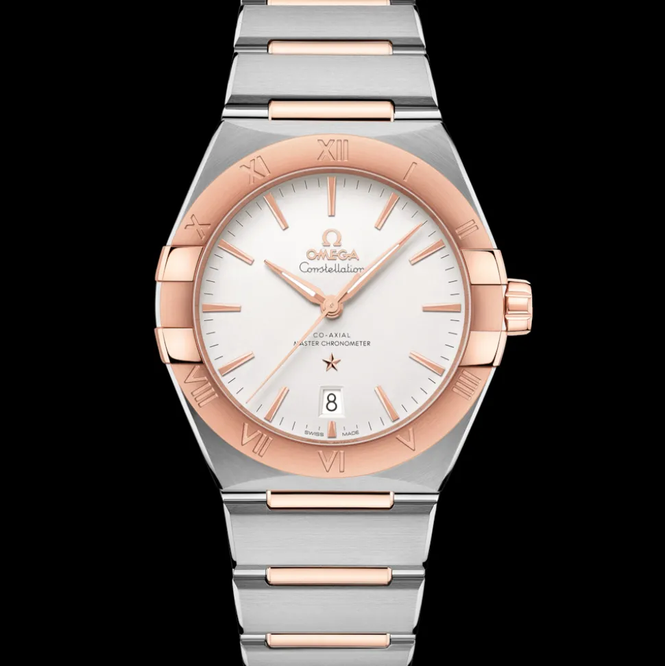 39 mm, acciaio‑oro Sedna™ su acciaio‑oro Sedna™