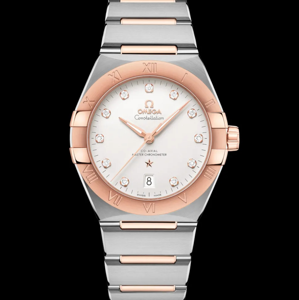 39 mm, acciaio‑oro Sedna™ su acciaio‑oro Sedna™