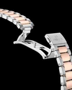 38 mm, acciaio‑oro Sedna™ su acciaio‑oro Sedna™
