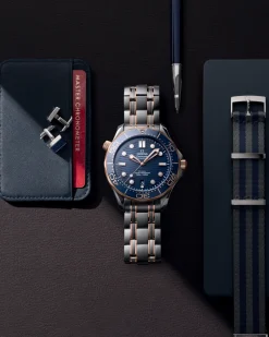 42 mm, acciaio‑oro Sedna™ su acciaio‑oro Sedna™