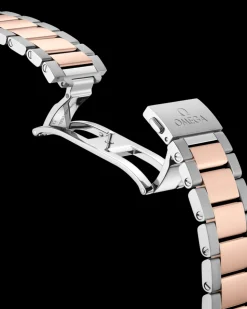 38 mm, acciaio‑oro Sedna™ su acciaio‑oro Sedna™